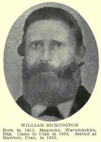 William Bickington (1811 - 1869) Profile